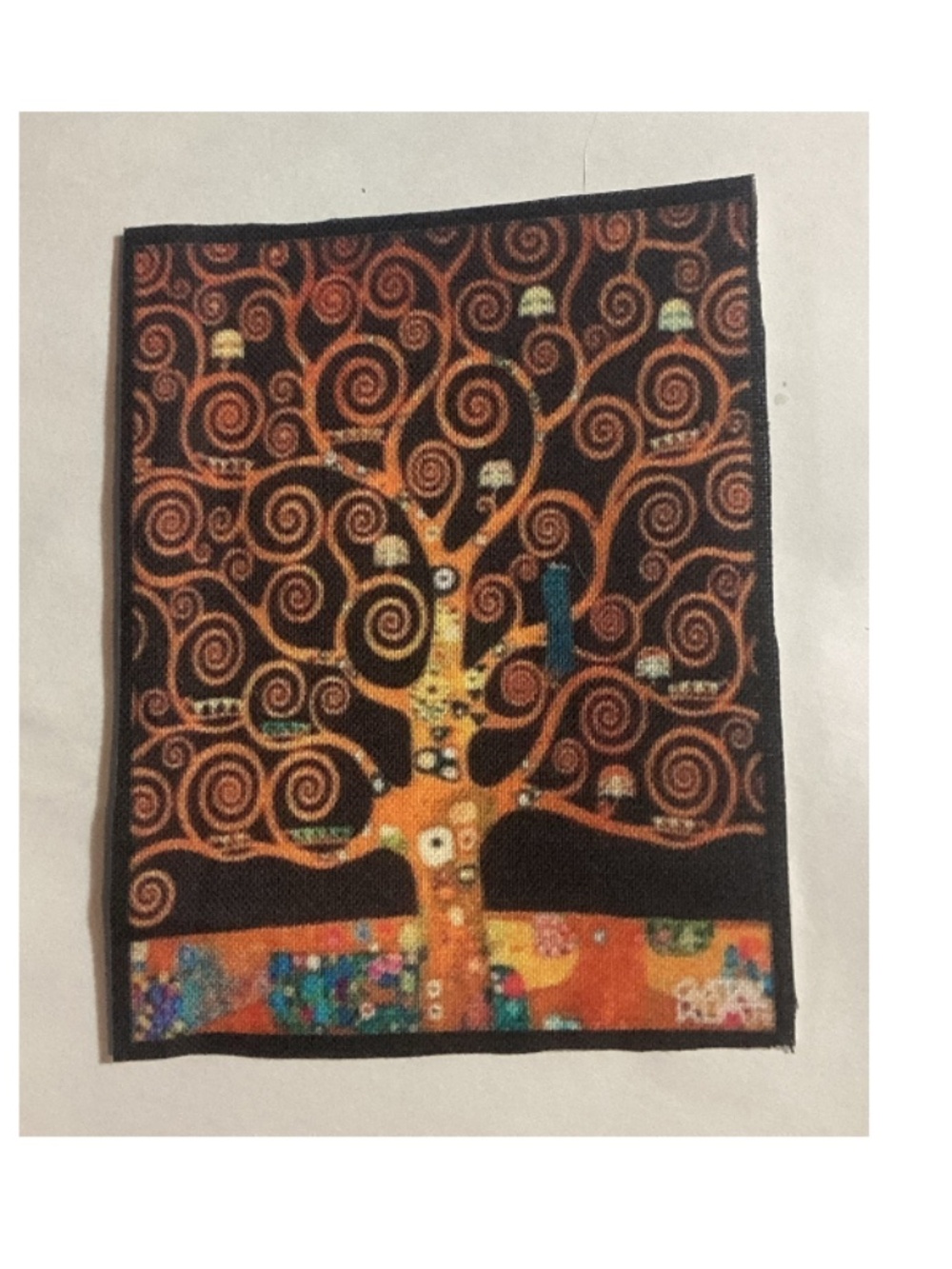 The Tree of Life by Gustav Klimt, Fabric Appliqué